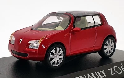 Norev 1/43 Scale Diecast NC02R - Renault Zoe Concept Car - Red - Image 1 of 4