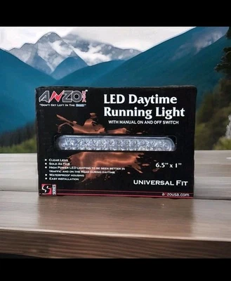 ANZO LED smoked lens Daytime Running Light With On & Off Switch. 6.5” X 1”  - Image 1 of 4