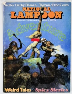National Lampoon Vol. 1 # 13 FRANK FRAZETTA Cover (April. 1971) - Picture 1 of 4