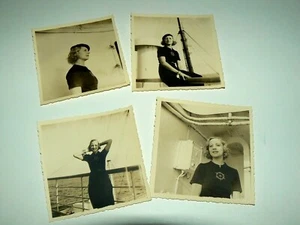 Concert Photo Ancienne Radisse Violoncelle Cello Cellist Paquebot Ile de France - Imagen 1 de 2