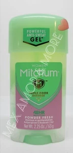 Mitchum Women Gel Antiperspirant Deodorant, Powder Fresh 2.25oz/ 63g Gym Ready ❤ - Picture 1 of 5