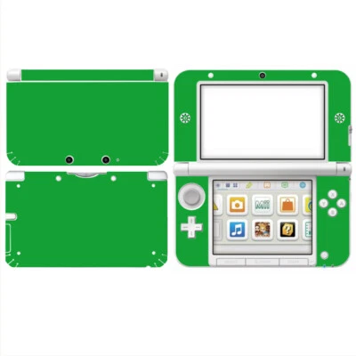 10 Pure Clean Solid Colour Vinyl Decal Cover Skin Sticker for Nintendo 3DS XL/LL - Image 1 of 4