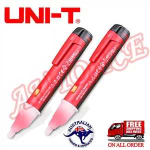 2X UNI-T Noncontact VOLTAGE DETECTOR TESTER UT12A Beeper LED indicator 90V-1000V - Picture 1 of 4