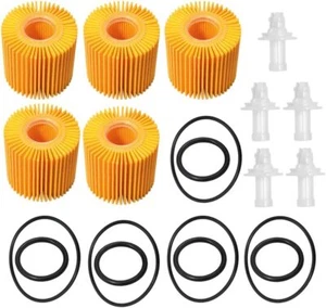 Oil Filter Kit(5Pcs) 04152-YZZA1 Replacement for Toyota Avalon Camry Sienna L... - Picture 1 of 2