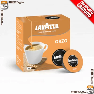 120 CIALDE CAPSULE CAFFE' LAVAZZA A MODO MIO MISCELA ORZO ORIGINALI gratis