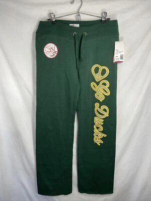 Soffe Womens Rugby Sweatpants Sz Small Oregon Ducks Cut 2 Your Look No Unhemmed - Image 1 of 4