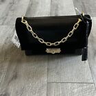 Nwt Michael Michael Kors Black And Gold Cece Chain Shoulder Leather Purse