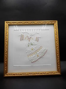 Jan Peterson "Soaring Lady" Estampado Numerado en Relieve Enmarcado Firmado 11"X11" - Imagen 1 de 8