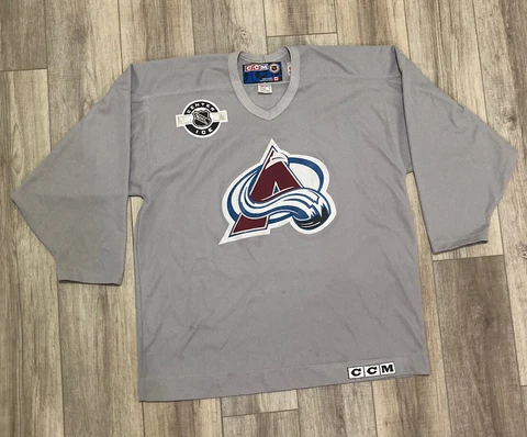 NHL Colorado Avalanche #21 PETER FORSBERG Jersey CCM hockey Jersey XL pre-owned Cover