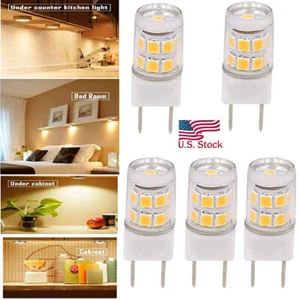 G8 LED Bulb 3W 3000K 120V T4 Base Bi-pin 20W Halogen Replace For Kitchen Light - Picture 1 of 9