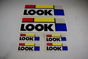 LOOK Frame Decals Stickers Road Racing Bike Vintage 90s New Old Stock - Picture 1 of 5