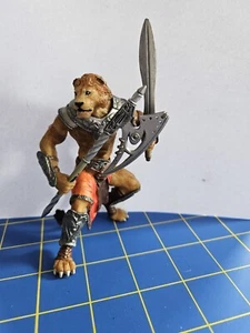 PAPO 2007 Mutant Lion Cat Warrior - Medieval Fantasy Figure - Picture 1 of 9