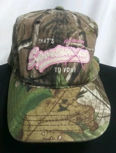 PARAMOUNT OUTDOORS CAMOUFLAGE PINK SPORTS WOMEN'S BASEBALL CAP HAT ⚾🧢 - Picture 1 of 4