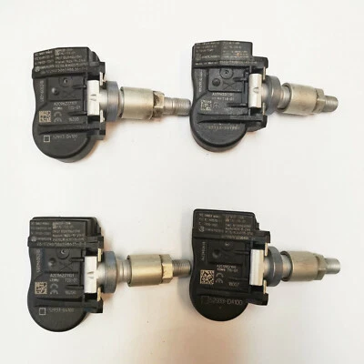 Juego de 4 sensores de monitor de presión de neumáticos para sensor TPMS Hyundai KIA 52933-D4100。 Foto 1 de 3
