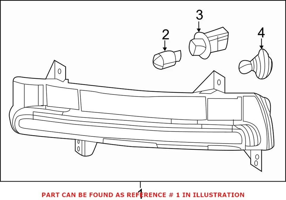 Conjunto de luz de señal de giro derecha para pasajero delantero Mopar original OEM para Jeep Foto 1 de 1