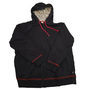 Tomboyx Black Red Hoodie Unisex XL Full Zip Comfort Casual - Picture 1 of 7
