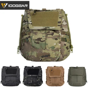 IDOGEAR Tactical Zip-on Panel Pouch Backpack Plate Carrier CPC AVS JPC2.0 Vest - Picture 1 of 16