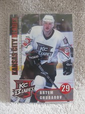 Artem Chubarov 2000-01 Kansas City Blades IHL Mint hockey card 