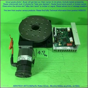 AEROTECH ART315-G54 &Pacific Motor Drive, 4° asse rotante 6" come foto, sn:casuale - Foto 1 di 12