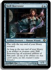 Skill Borrower Shards of Alara PLD Artifact Blue Rare MAGIC MTG CARD ABUGames