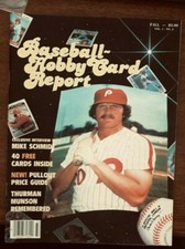 Baseball Hobby Card Report 1983-Fall with 40 T-206 reprints/price guide