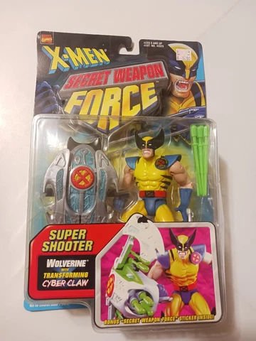Toy Biz Marvel X-Men Secret Weapon Force Super Shooter Woverine Cyber Claw Cover