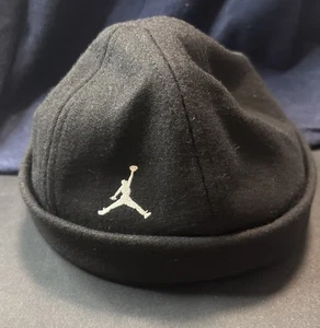 Cappello Jordan vintage medio nero lana viscosa berretto teschio anni 90 nuovo con etichetta - Foto 1 di 9