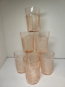 7er Set "Sharon" Kohlrose 4 1/8" 7 Oz dünnes Glas - Bild 1 von 4