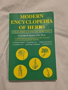 Modern Encyclopedia of Herbs by Joseph M. Kadans, N.D., Ph.D. (1993, Paperback) - Imagen 1 de 6