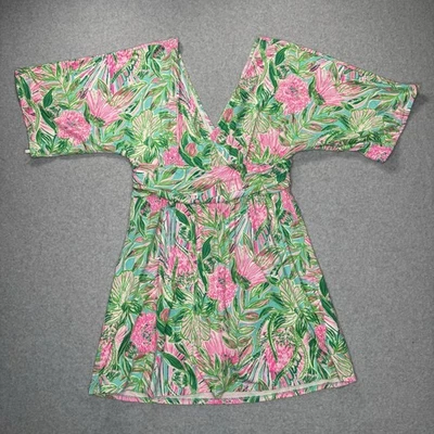 Vestido Corto Lilly Pulitzer Parigi Talla Grande Viene en Patrón Caliente Preppy Resort Foto 1 de 4