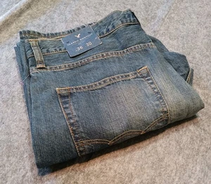 American Eagle Classic Bootcut Jeans Men's 36x30 Blue Denim Wash NEW NWT - Picture 1 of 7