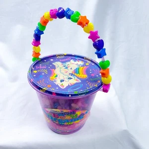 Lisa Frank Beads Dreams Deluxe Bead Kit Colorful Jewelry Craft Bucket Vintage - Picture 1 of 7