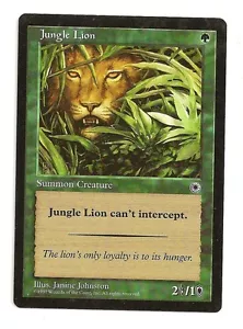 MTG 4X ** JUNGLE LEON ** X4 Magic Portal - Imagen 1 de 1