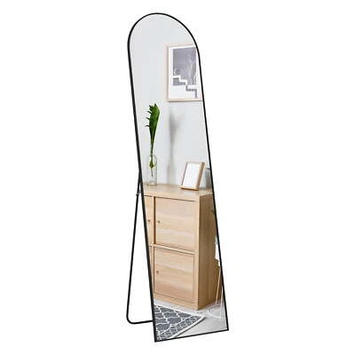 HOMEFLA Arched Full Length Mirror, Thin Aluminum Alloy Frame Floor Mirror - Image 1 of 4