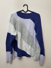 Marks Spencer collection purple lilac stripe ribbed jumper size M