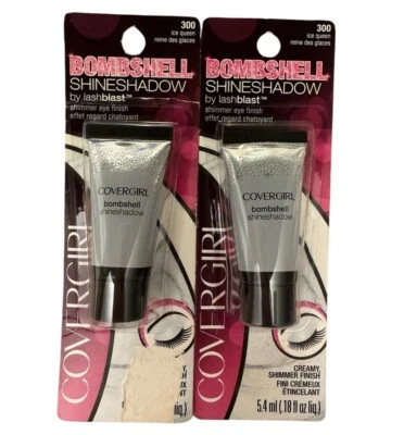 2 PACKS COVERGIRL BOMBSHELL EYE SHADOW - 300 ICE QUEEN - NEW/PACKAGED RARE - Image 1 of 2