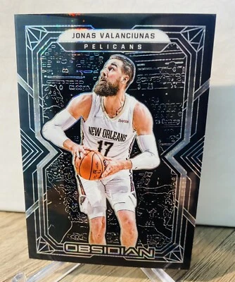 Jonas Valanciunas 2021-22 Panini Obsidian Electric Etch Asia #33 Parallel NBA - Image 1 of 2