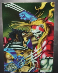 Marvel Vintage Pepsi Card 1995 PR '94 Flair Spanish Ver # 59 Omega Red Wolverine - Picture 1 of 2