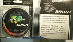FLY BLACK LABEL BRAID 100mt - TRECCIATO, 100% Dyneema Fiber - Bild 1 von 2