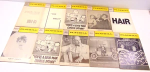 10 Vintage 1960's Playbill Programs Magazine Theatergoers Civic Opera Shubert - Picture 1 of 8