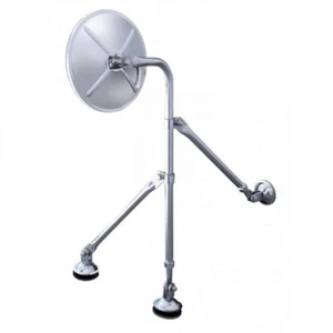 8 1/2" Stainless Tripod Fender Mirror - Picture 1 of 3
