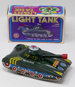 Light Tank Tin Char Friction MF 721 China Military w/Box**