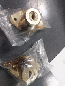 LORI #1700 DRAWER LOCK, 1-1/8" BARREL, BRASS-PLATED - Picture 1 of 4