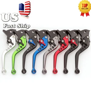 FXCNC Shorty Brake Clutch Levers Set For FZ8 YZF R1 R6 R6S Z250/125/300 CBR600RR - Bild 1 von 43