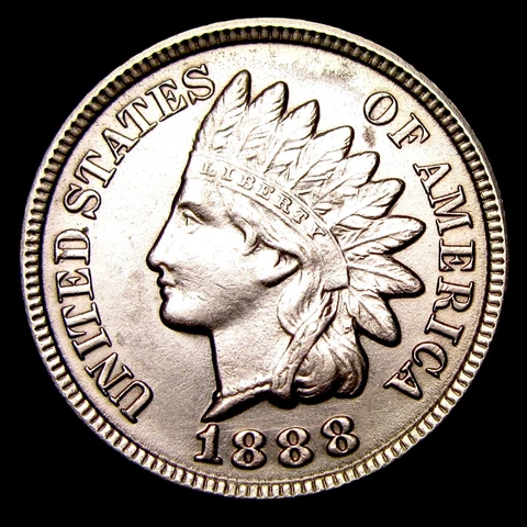1888 Indian Cent Penny ---- Gem BU Details Coin ---- #AA399 Cover