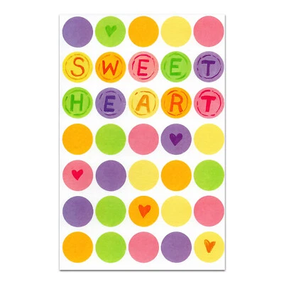 Fun Vibrant VALENTINE'S DAY Card FOR SWEETHEART by American Greetings + Envelope - Image 1 of 4