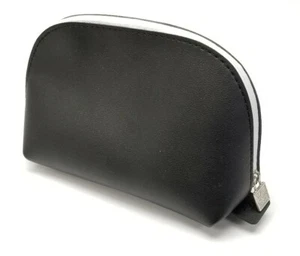 Saks FIfth 5th Ave Makeup Cosmetic Toiletry Zipper Travel Bag/Pouch United Air - Picture 1 of 12