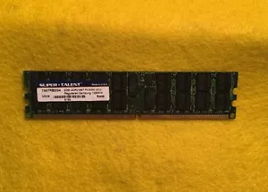 SUPER TALENT T667RB2G4 2GB DDR2-667 PC5300 ECC - Picture 1 of 2