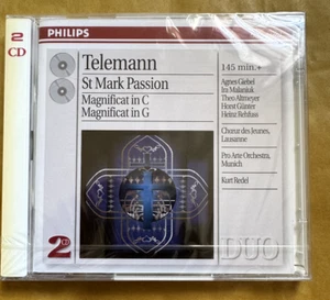 Telemann Markuspassion Magnificat in C; Magnificat in G NEU SEALED CD - Bild 1 von 2