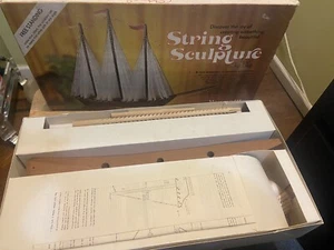 Vintage Mariner III String Sculpture By Ship Shop -white  - Picture 1 of 4